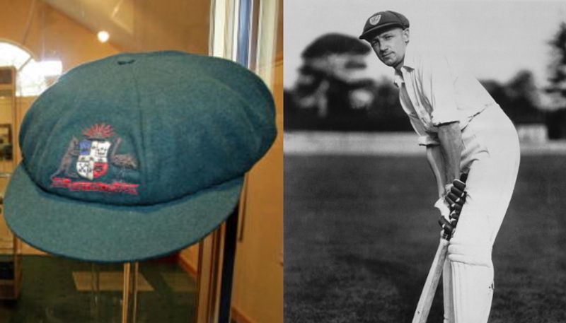 Don Bradman Baggy Green Cap With India Connection Fetches more then 2 Crore rupees At Auction kvn