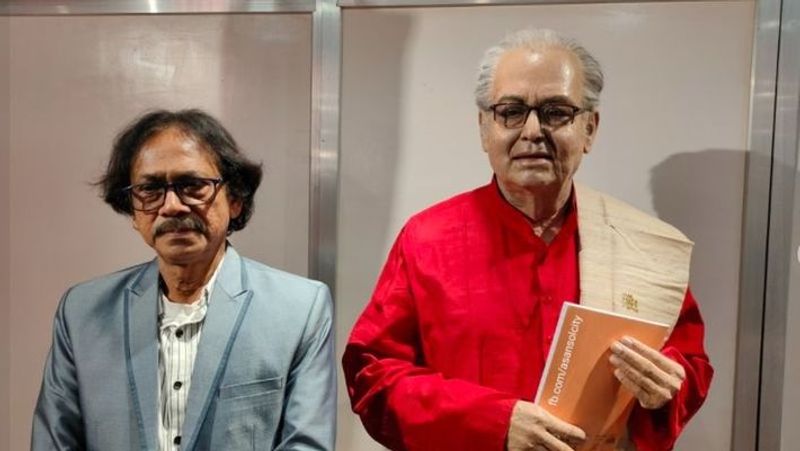 Bengal sculptor creates wax statue of Soumitra Chatterjee-dbr