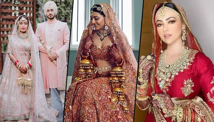 <p style="text-align: justify;">This year has been unfortunate for everyone, but what kept us going is the hope in these dark times. Our favourite celebs tied their knots with their loved ones, and the good news made us happy. Here who wore the best bridal outfits on their the-day, let's take a look.</p>
