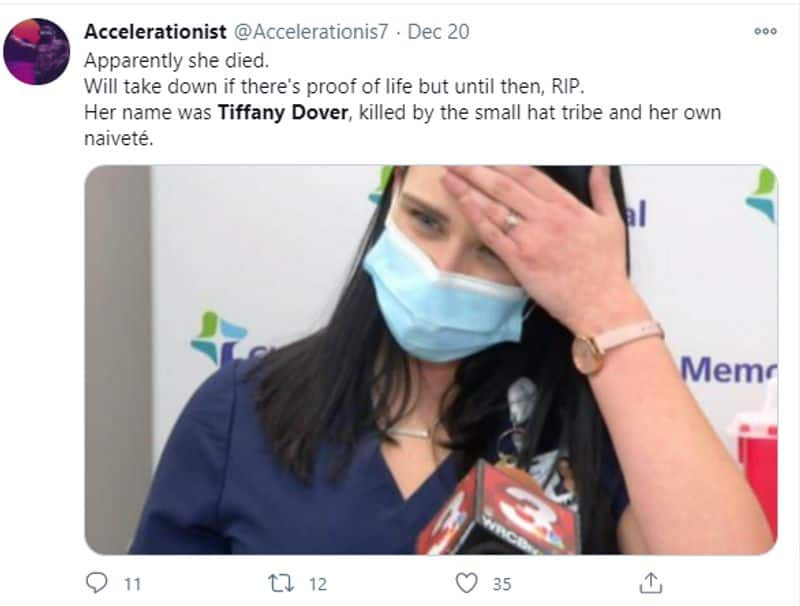 Nurse died after recieve Covid 19 Vaccine is fake