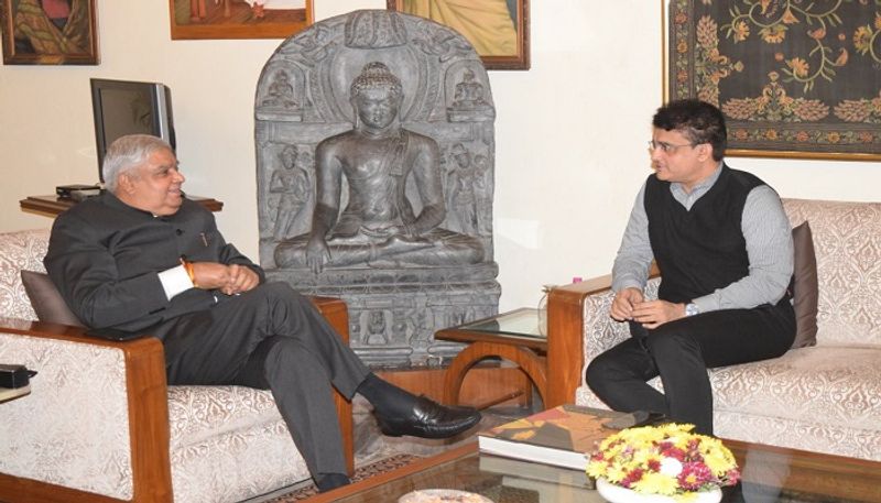 Sourav Ganguly meets Governor Jagdeep Dhanker at Raj Bhavan-dbr