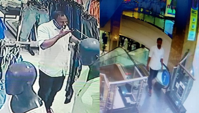 cctv footage of man who shows nudity in Lulu Mall kochi