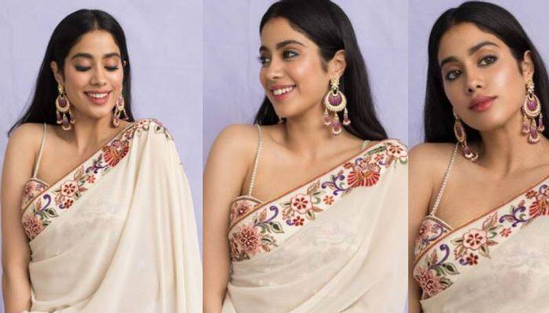 Janhvi Kapoor in Rs 1 lakh saree