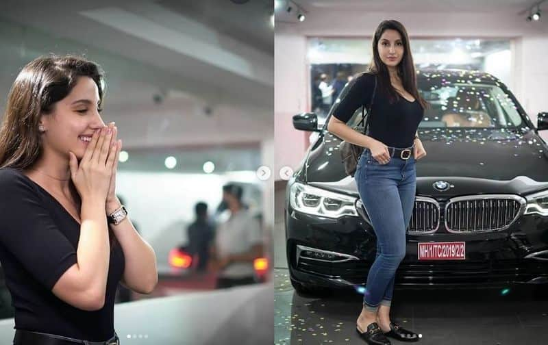 bollywood Actor Nora Fatehi Brings Home The BMW 5 Series car