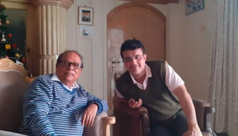 CPI(M) leader Ashok Bhattacharya visits Sourav Ganguly's house