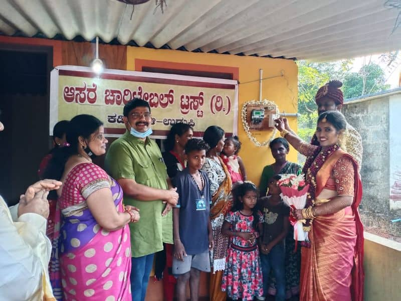 new married couple Helps Dalit community family at Udupi rbj