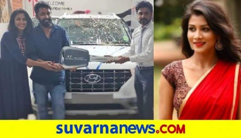 sathya-kannada-serial-actress-gouthami-jadav-bought-new-car mah