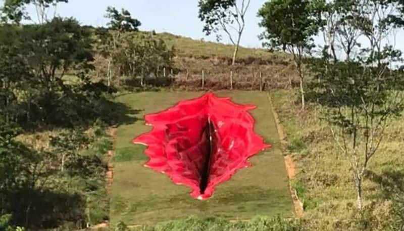 vagina sculpture opened debate in Brazil