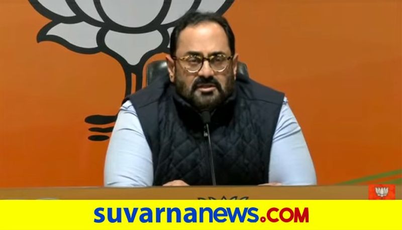 Voters rejecting fake political parties says MP Rajeev Chandrasekhar pod