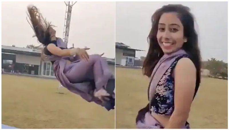 Saree Clad Gymnast Has Wowed Twitter