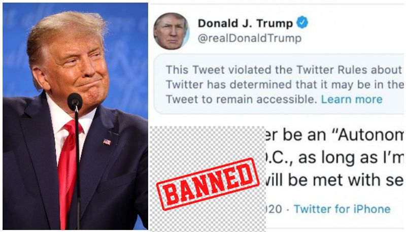 Twitter permanently bans Trump, Team's accounts citing risk of violent incitement-dnm