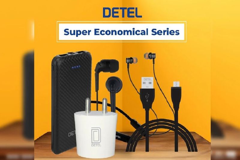 detel launches super combo pack offer of mobile accessories  powerbank earphones and more