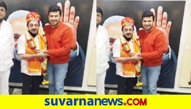 Congress Leader BZ zameer ahmed khan invites BJP MP Tejasvi surya for his daughter marriage mah