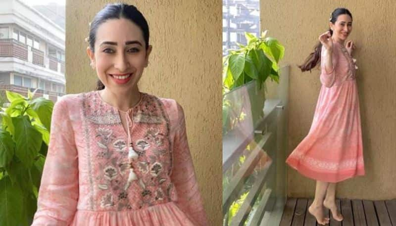 karisma kapoor in pink dress pics viral