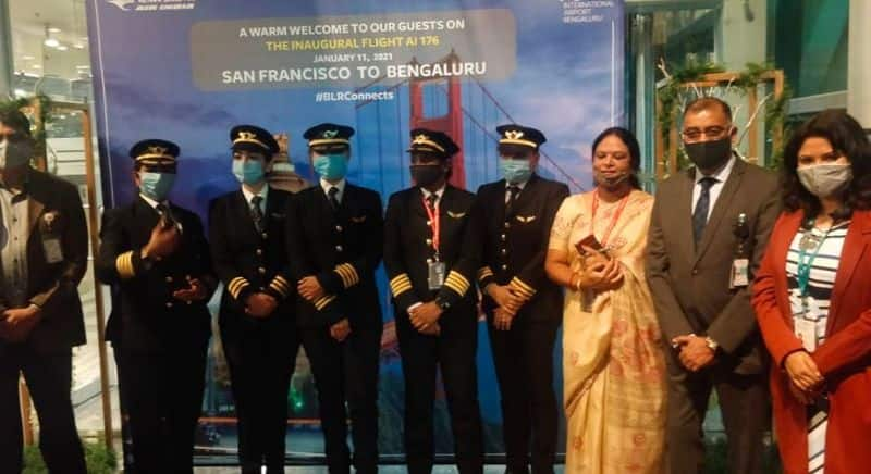 Women power to the fore as Air Indias all women pilot team makes history