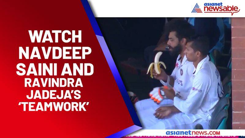 Watch Navdeep Saini and Ravindra Jadeja's 'teamwork'; video goes viral - gps