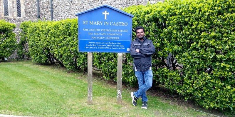 Dover castle London walk travelogue by Nidheesh nandanam