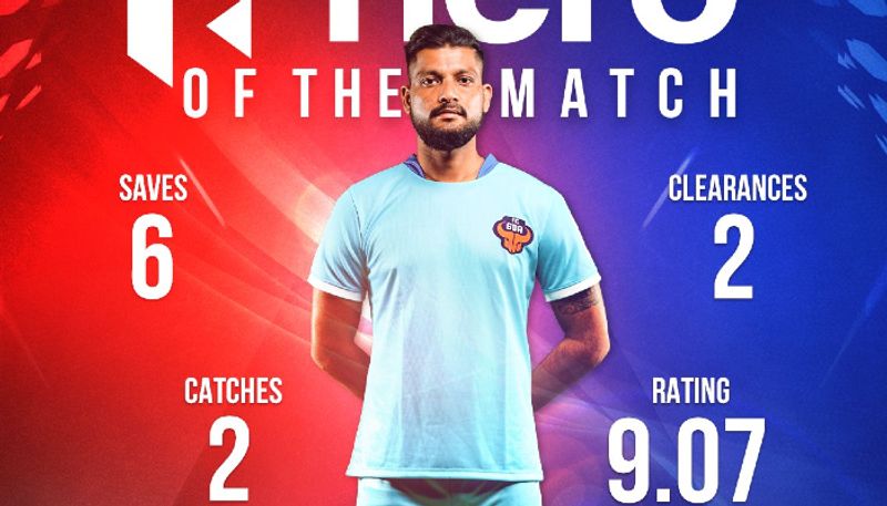 Naveen Kumar elected as Hero of the match against Jamshedpur