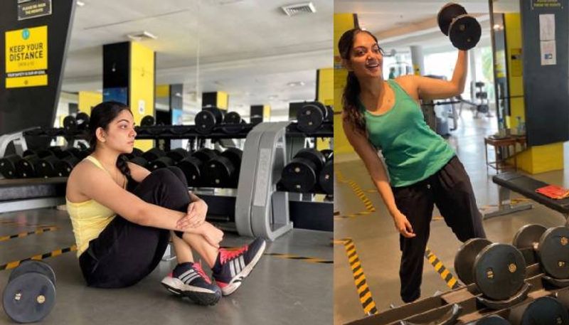 ahaana krishna gym photos