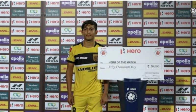 Hero ISL 2020 21 Mumbai City FC vs Hyderabad FC Hitesh Sharma Hero of the Match