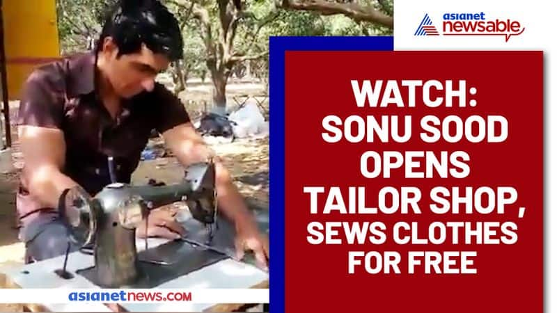 Sonu Sood opens tailor shop, offers free services; video goes viral - gps