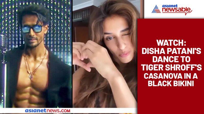 Disha Patani dancing in a black bikini to Tiger Shroff's Casanova: Watch video - gps