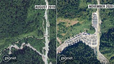 अब अरुणाचल में 4.5 किमी अंदर घुसकर चीन ने बसा लिया गांव, सेटेलाइट तस्वीर ने मचाया हड़कंप