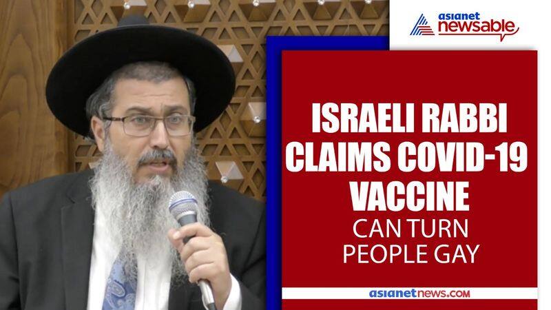 israel rabbi daniel asor covid vaccine can turn people gay coronavirus