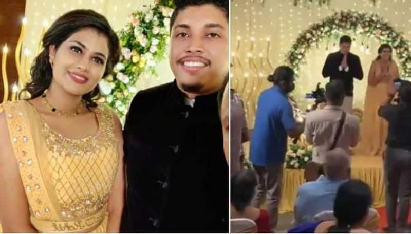 alina padikkal engagement dress viral