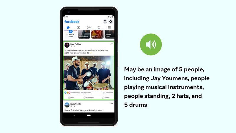 Facebook updates its automatic alternative text system with expanded object recognition