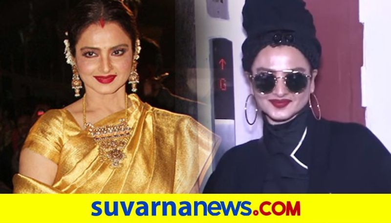 Rekha ditches her trademark Kanjeevaram saree for a never before seen WESTERN look dpl