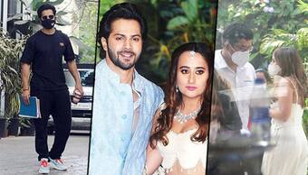 Varun Dhawan, Natasha Dalal wedding: Families reach Alibaug, see pics here