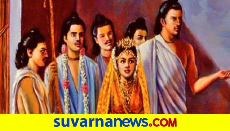 Why Draupadi was shared among five Pandavas in Mahabharata