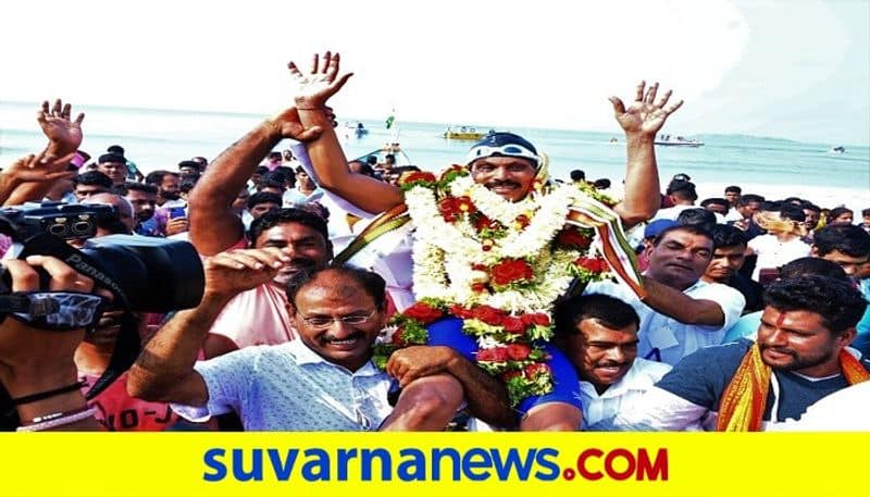 65 Year old Udupi Man Creates Records in Swimming hls