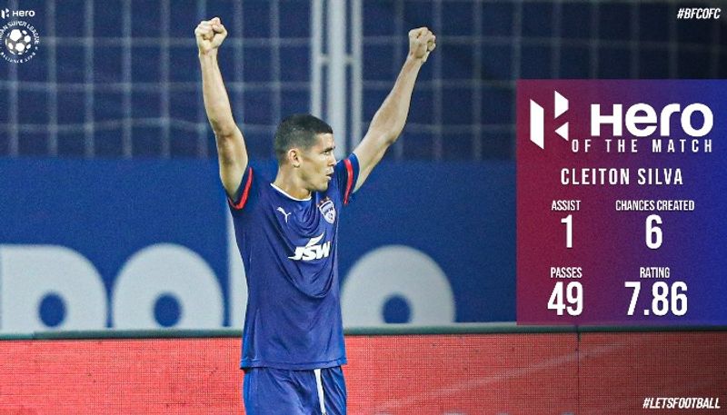 Bengaluru FC vs Odisha FC Match Cleiton Silva Hero of the Match