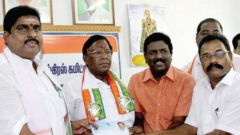 What is the political journey of Puducherry candidate BJP Namachivayam KAK