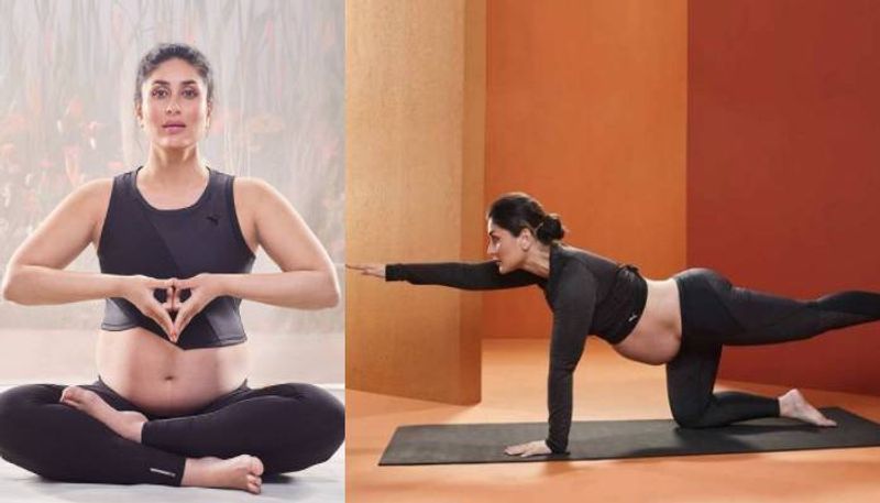 pregnant kareena kapoor yoga pics viral