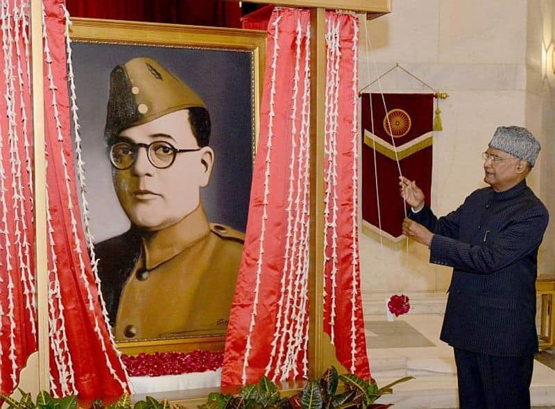 Netaji portrait at Rashtrapati Bhavan in controversy-VPN