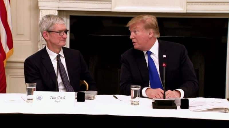 Apple CEO Tim Cook once gave President Trump a 5999 Doller Mac Pro