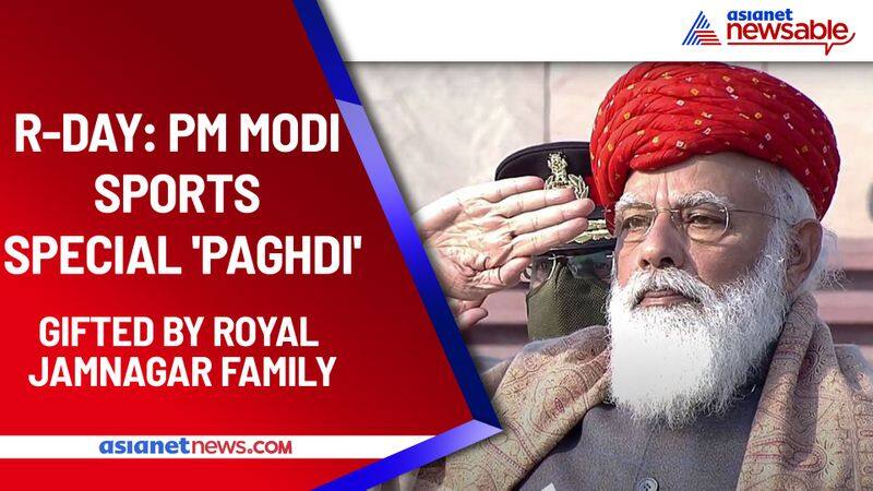 republic day 2021 pm narendra modi paghdi gifted by royal family of jamnagar poland connection