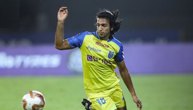 ISL Sahal and Rahul KP in Kerala Blasters starting XI against ATK MB