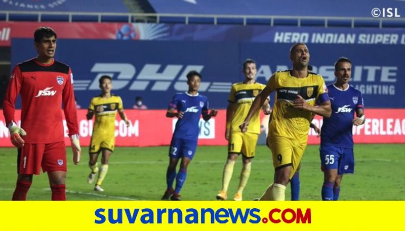 ISL 7 Hyderabad FC vs Bengaluru FC ends with draw kvn