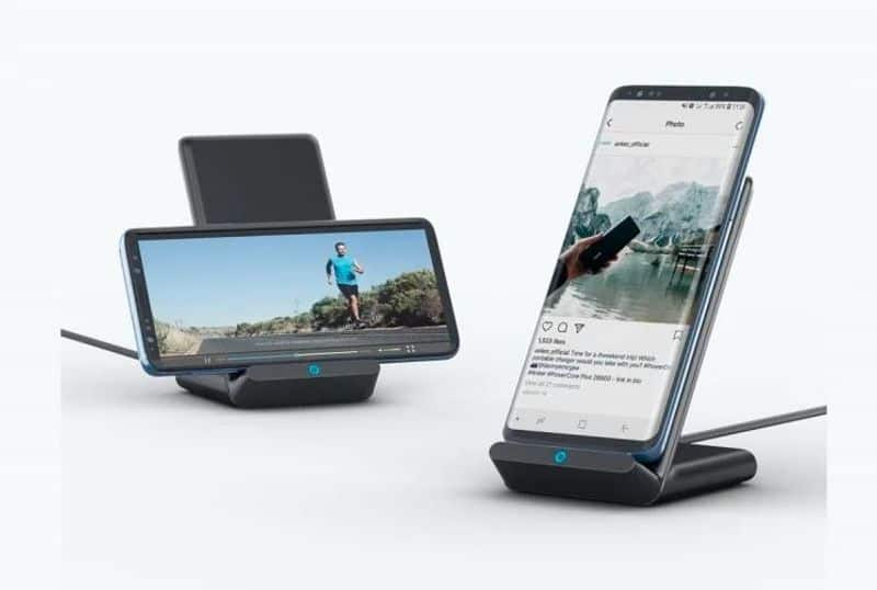 anker launches qi certified 10w fast wireless charging stand in indian markets