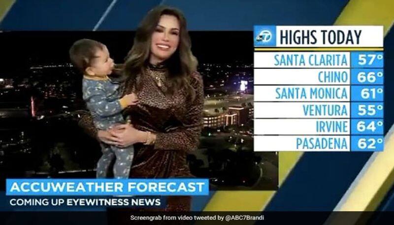 Toddler Interrupts Mom's Weather Report In Adorable Viral Video