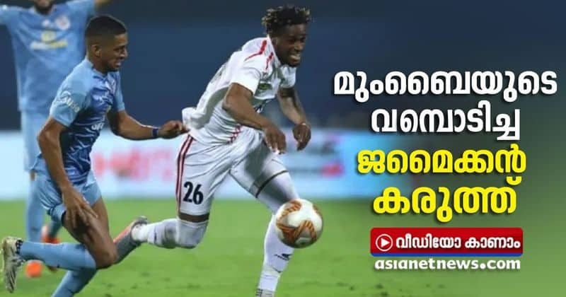 isl 2020 2021 northeast united fcs deshorn brown hero of the match against mumbai city fc