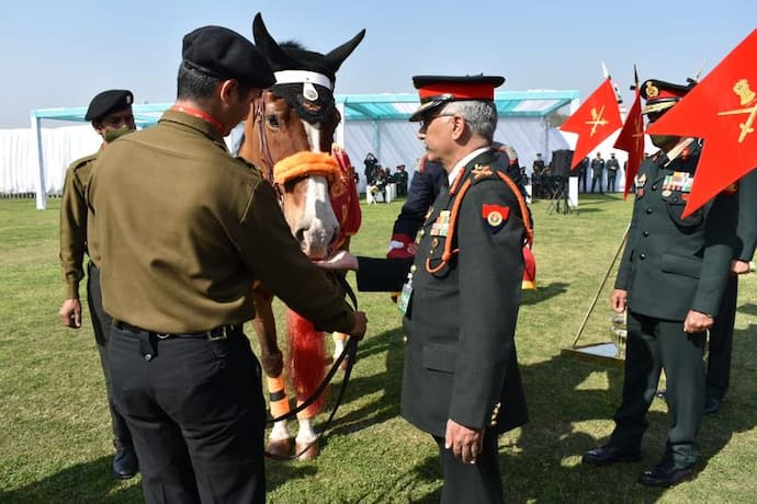 <p>Indian Army 61 Cavalry’s horse Rio received Chief of Army Staff commendation on Sunday for his stellar service as he completed his 18th Republic Day parade.&nbsp;</p>
