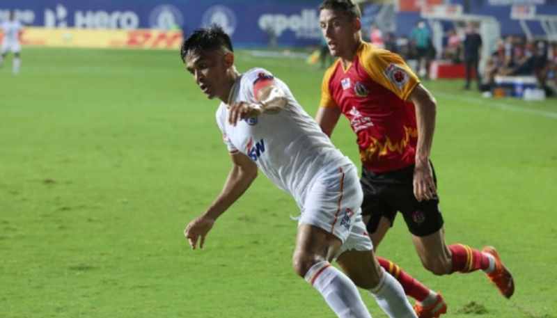 ISL 2020-2021 Bengaluru FC Sunil Chhetri Hero of the Match agaisnt East Bengal