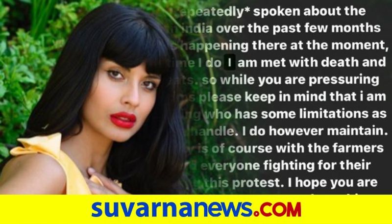 I get rape threats each time I talk about farmers protest says British actress Jameela dpl