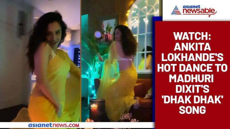 Ankita Lokhande raises the bar with performance on Madhuri Dixit's 'Dhak Dhak' song - gps