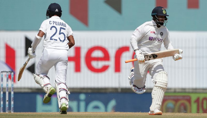 Chennai test Team India down 6 wickets Rishabh pant got out for 91 against england ckm